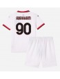 AC Milan Tammy Abraham #90 Vieraspaita Lasten 2024-25 Lyhythihainen (+ shortsit)